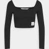 NA-KD TOP ZIA - T-shirt à Manches Longues - Black 13 NA-KD TOP ZIA - T-shirt à Manches Longues - Black -NA-KD Soldes Magasin 317cf62b015c424dbb680349198c8c82