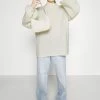 NA-KD OVERSIZED SWEATER - Pullover - Offwhite -NA-KD Soldes Magasin 31e37a98dfa94205b8a2e898ab66bd6c