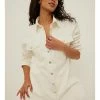 NA-KD Oversize - Chemisier - Ecru -NA-KD Soldes Magasin 33bb0d2ab2ad442cbc224ac304534301