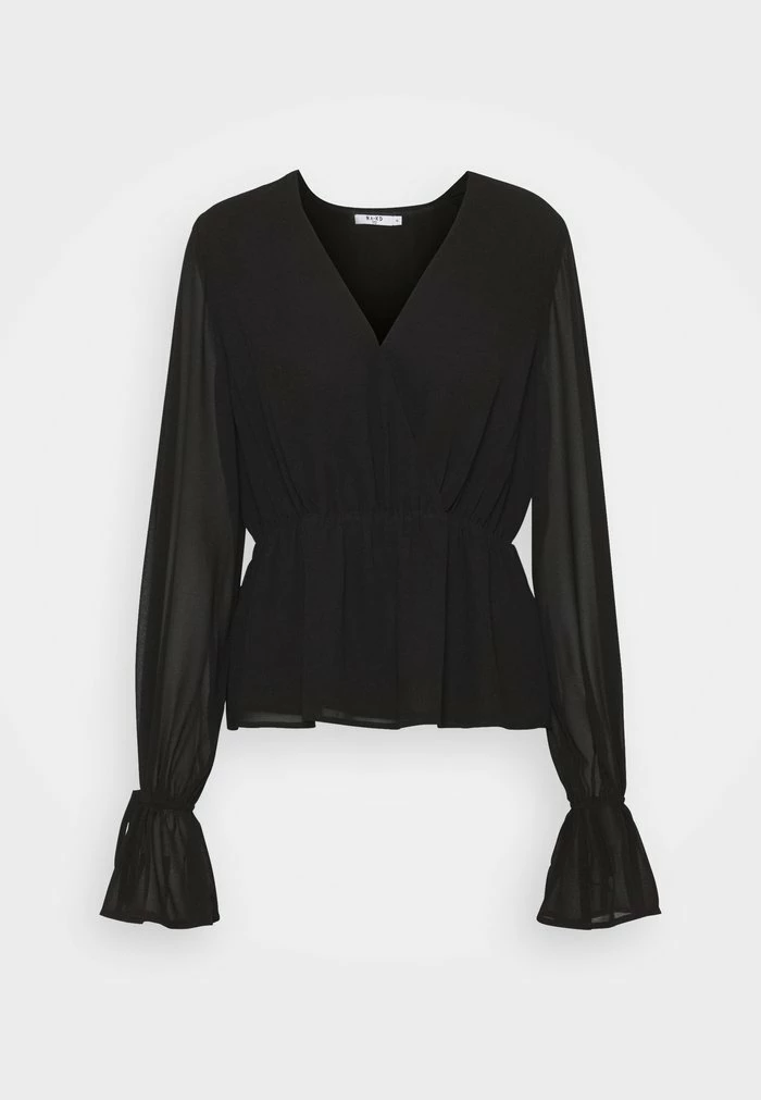 NA-KD STRAP TIE BLOUSE - Blouse - Black 6 NA-KD STRAP TIE BLOUSE - Blouse - Black – Image 6