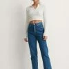 NA-KD Jean Droit - Blue -NA-KD Soldes Magasin 35e0cfe7e2074e4396d814ba1379b9b3