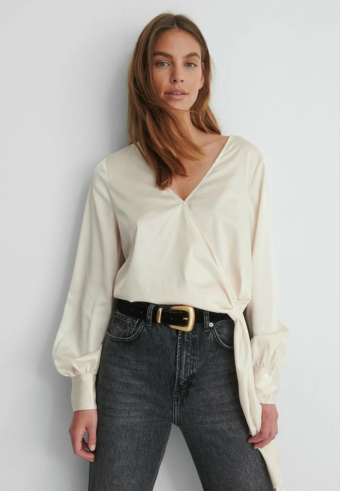NA-KD Blouse - Beige 1 NA-KD Blouse - Beige