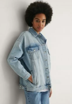 NA-KD Veste En Jean - Light Blue