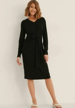 NA-KD Robe De Jour - Black