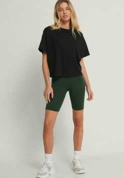 NA-KD MIT ÄRMELN - T-shirt Basique - Black