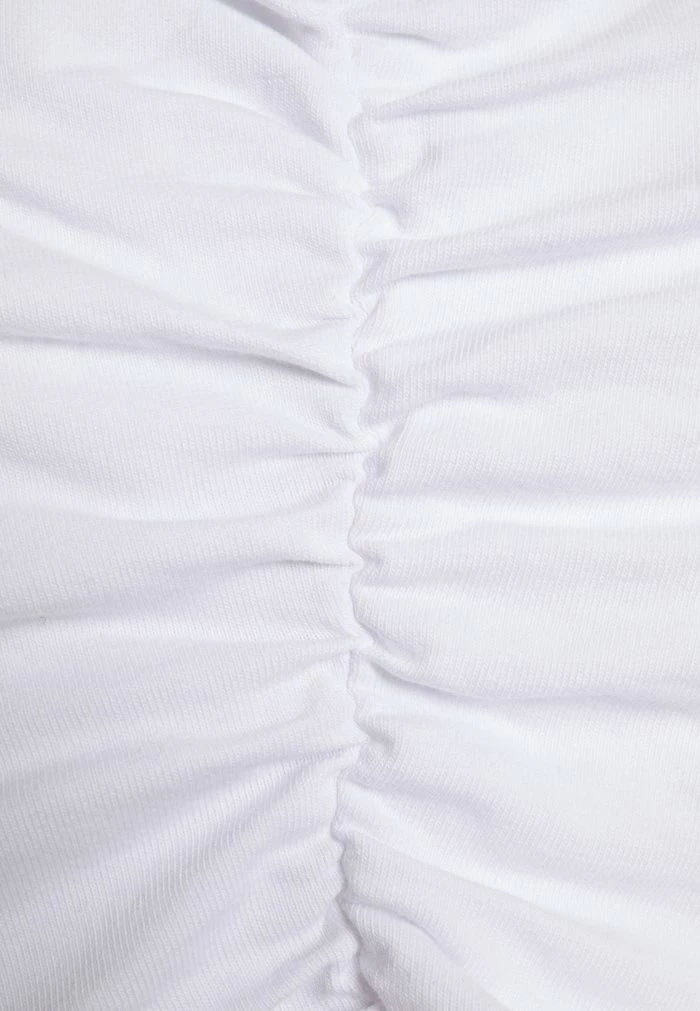 NA-KD GATHERED SLEEVELESS - Débardeur - White 3 NA-KD GATHERED SLEEVELESS - Débardeur - White – Image 3