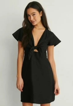 NA-KD Robe De Jour - Black