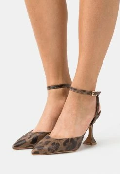 NA-KD LEOPARD HOURGLASS - Escarpins - Brown