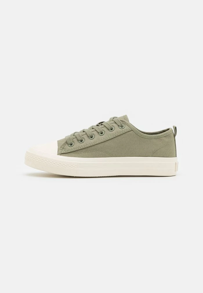 NA-KD LACE UP TRAINERS - Baskets Basses - Light Khaki 1 NA-KD LACE UP TRAINERS - Baskets Basses - Light Khaki