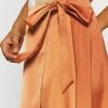 NA-KD OVERLAP SKIRT - Jupe Portefeuille - Orange -NA-KD Soldes Magasin 3f81b34354ad465b8daaa9ecf1f24c9f