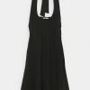 NA-KD HALTERNECK DRESS - Robe En Jersey - Black -NA-KD Soldes Magasin 4053ac5129fc44bf8fea5f2a7d35b5ff