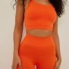 NA-KD Legging - Orange -NA-KD Soldes Magasin 42788d84c2ff47bb98dcfbb30445a1ef