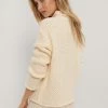 NA-KD Pullover - Off White -NA-KD Soldes Magasin 429cb035c0be44499540549cfef31b6c