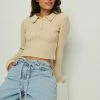 NA-KD Pullover - Beige -NA-KD Soldes Magasin 43870107fef542118758e1d927d7e8fc