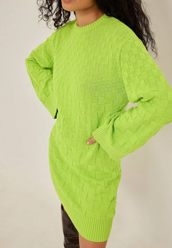 NA-KD Robe Pull - Neon Green 3 NA-KD Robe Pull - Neon Green – Image 3