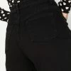 NA-KD PLEATED LONG - Jean Boyfriend - Black -NA-KD Soldes Magasin 45b5d0eefc6a46c5b7799b4b0263563b