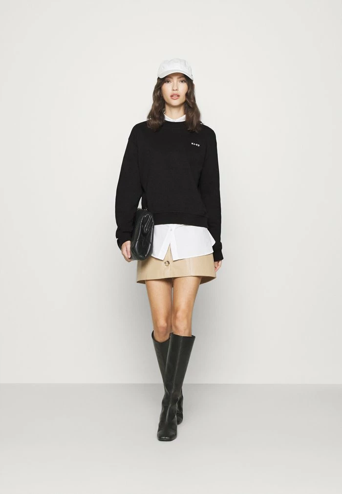 NA-KD LOGO BASIC - Sweatshirt - Black 2 NA-KD LOGO BASIC - Sweatshirt - Black – Image 2