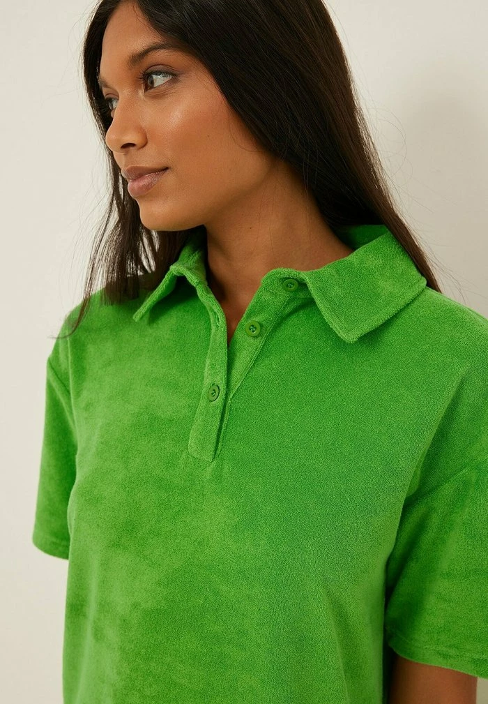 NA-KD Robe Chemise - Green 4 NA-KD Robe Chemise - Green – Image 4