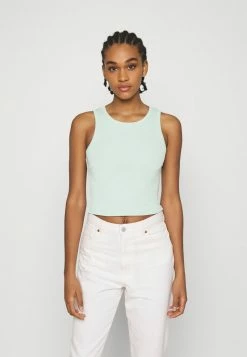 NA-KD X ZALANDO EXCLUSIVE - SOFT RIBBED TANK - Débardeur - Icy Blue