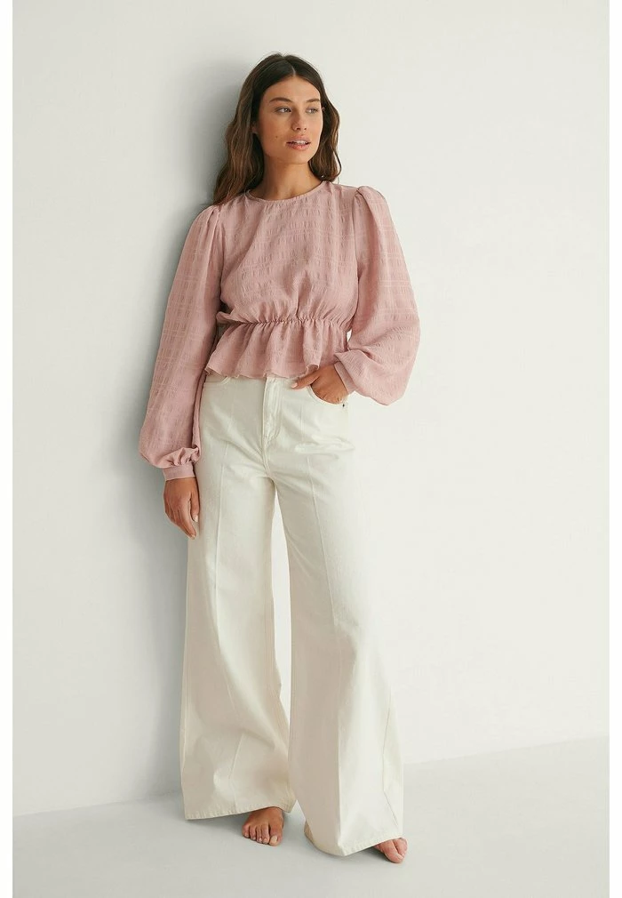 NA-KD Blouse - Dusty Pink 2 NA-KD Blouse - Dusty Pink – Image 2