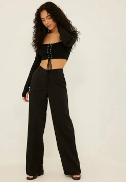 NA-KD Pantalon Classique - Black