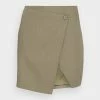 NA-KD OVERLAPPED SKIRT - Minijupe - Khaki Green -NA-KD Soldes Magasin 48d57c4fd4c84ace9cce58716a6464bc