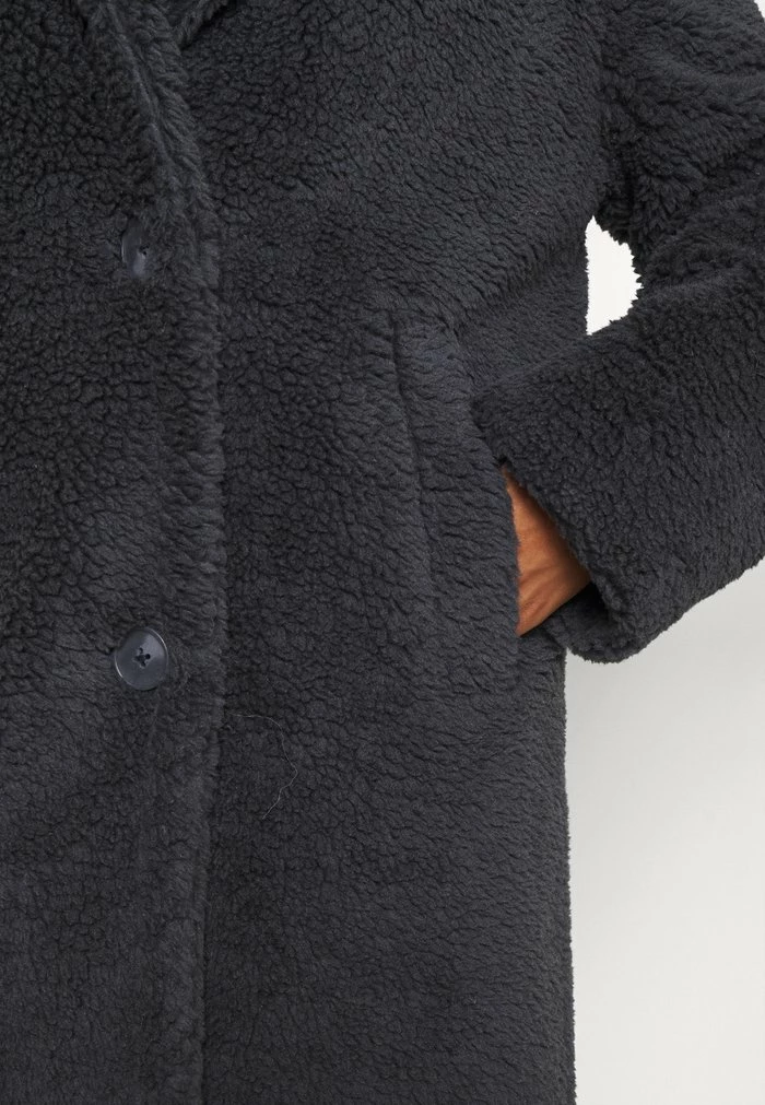 NA-KD TEDDY COAT - Manteau Classique - Dark Blue 6 NA-KD TEDDY COAT - Manteau Classique - Dark Blue – Image 6