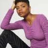NA-KD T-shirt à Manches Longues - Dusty Purple -NA-KD Soldes Magasin 4be1f648533548239ef5580a2477560c