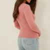 NA-KD HERZAUSSCHNITT - Pullover - Dusty Dark Pink -NA-KD Soldes Magasin 4c004ccbf468476aa5b6cab7d636fc3d