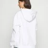 NA-KD LOGO OVERSIZED HOODIE - Sweatshirt - White -NA-KD Soldes Magasin 4c188849619046a9820078884ee44f05