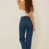 NA-KD Jean Droit - Mid Blue -NA-KD Soldes Magasin 4db4a3905ad942928cfcf499ffb4b572