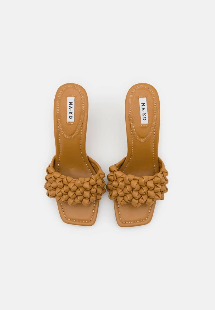 NA-KD MULTIKNOT - Mules à Talons - Ochre 5 NA-KD MULTIKNOT - Mules à Talons - Ochre – Image 5