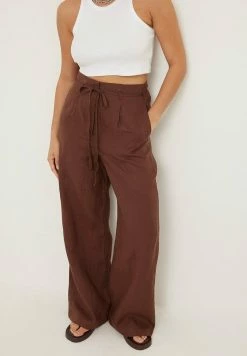 NA-KD Pantalon Classique - Brown