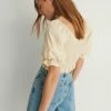 NA-KD Blouse - Beige -NA-KD Soldes Magasin 5036c8a193414735a00a6189d7ede6c8