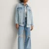 NA-KD Veste En Jean - Light Blue -NA-KD Soldes Magasin 504221b7b92a415a88019c96f811d59e