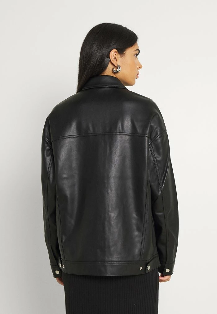 NA-KD JACKET - Veste En Similicuir - Black 3 NA-KD JACKET - Veste En Similicuir - Black – Image 3