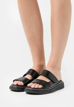 NA-KD CONTRAST STITCH - Mules - Black