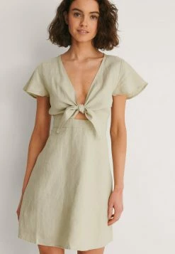 NA-KD Robe De Jour - Beige