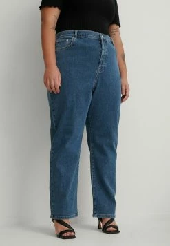 NA-KD Jean Droit - Mid Blue