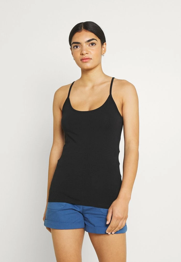 NA-KD ORGANIC SINGLET TEE 2 PACK - Débardeur - Black/white 3 NA-KD ORGANIC SINGLET TEE 2 PACK - Débardeur - Black/white – Image 3