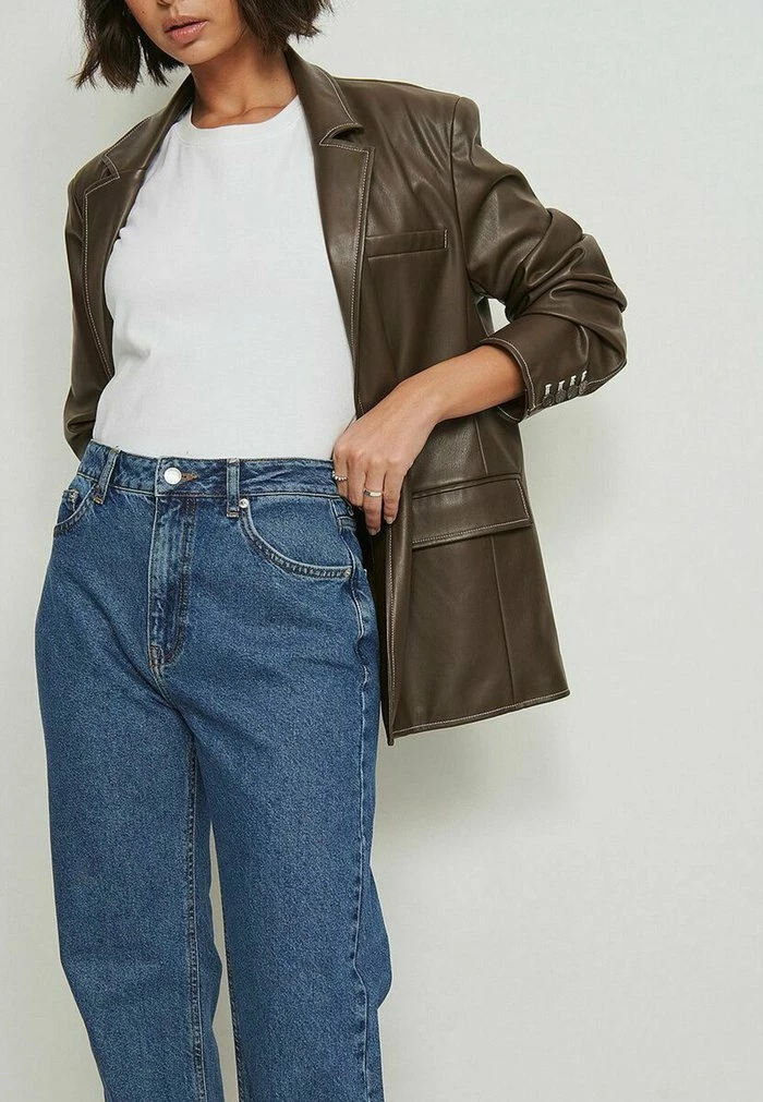 NA-KD Jean Droit - Mid Blue 3 NA-KD Jean Droit - Mid Blue – Image 3