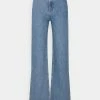 NA-KD WIDE LEG - Jean Boyfriend - Mid Blue