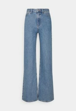 NA-KD WIDE LEG - Jean Boyfriend - Mid Blue