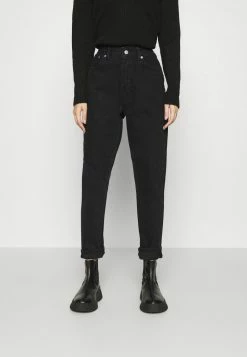 NA-KD MOM - Jeans Fuselé - Black