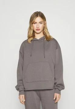 NA-KD JASMIN AZIZAM STONE WASHED OVERSIZED HOODIE - Sweatshirt - Granite
