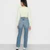 NA-KD DESTROYED DETAIL HIGH WAIST STRAIGHT - Jean Boyfriend - Mid Blue 7 NA-KD DESTROYED DETAIL HIGH WAIST STRAIGHT - Jean Boyfriend - Mid Blue -NA-KD Soldes Magasin 58566c3b68e3472f950331343d34b881