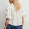 NA-KD Blouse - White -NA-KD Soldes Magasin 58eb42b93d2e41be877a1dee93f7d377