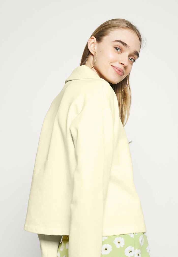 NA-KD HALF ZIP UP - Sweatshirt - Yellow 4 NA-KD HALF ZIP UP - Sweatshirt - Yellow – Image 4