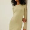 NA-KD MIT SCHLITZ - Robe Fourreau - Beige -NA-KD Soldes Magasin 597f2749bb204a368e94eaf7dc48d82c