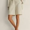 NA-KD Short - Cream -NA-KD Soldes Magasin 5a10d8f6294d42bb95f84ba7009969ee